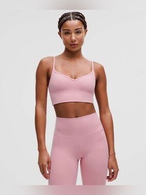 Lululemon Align Sweetheart Bra Pink Tide